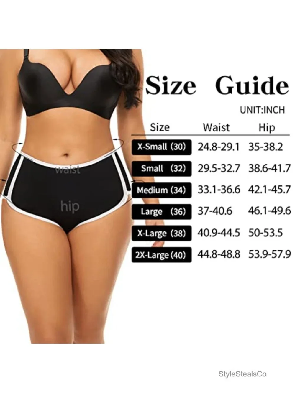 95% Cotton Stretch Boyshorts Underwear Boxer Briefs for Women - Pack of 6